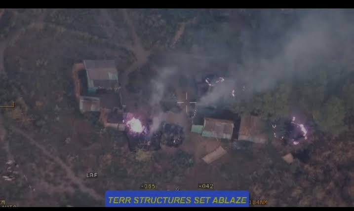 NAF airstrikes destroy terrorist food depot, kill scores in Lake Chad